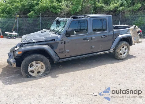 2021 Jeep Gladiator Freedom 4X4 из США, поврежденный, VIN 1C6HJTAG3ML557932